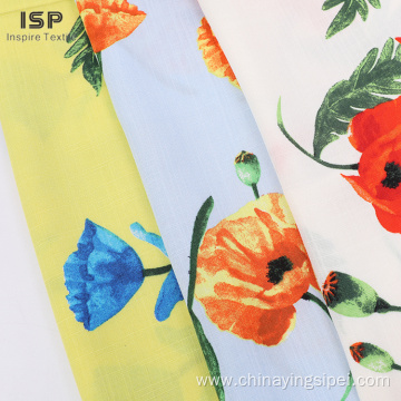 100% Viscose Slub Printed&Dyed Fabrics